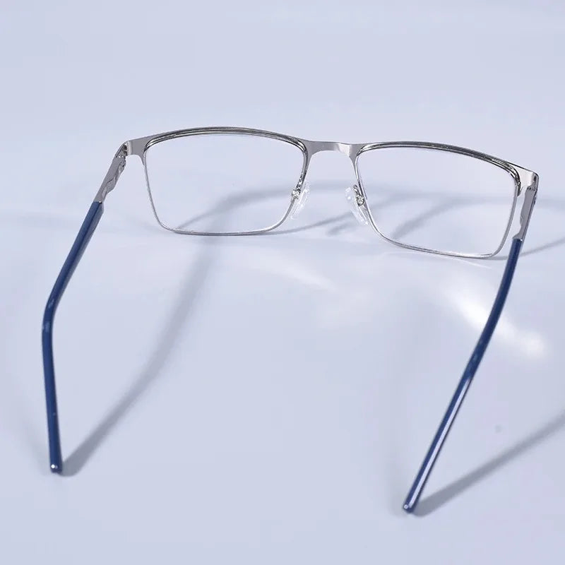 Double Color Oversize Frame Reading Glasses For Men And Women Anti blue Light High Quality Square Presbyopia Glasses+175