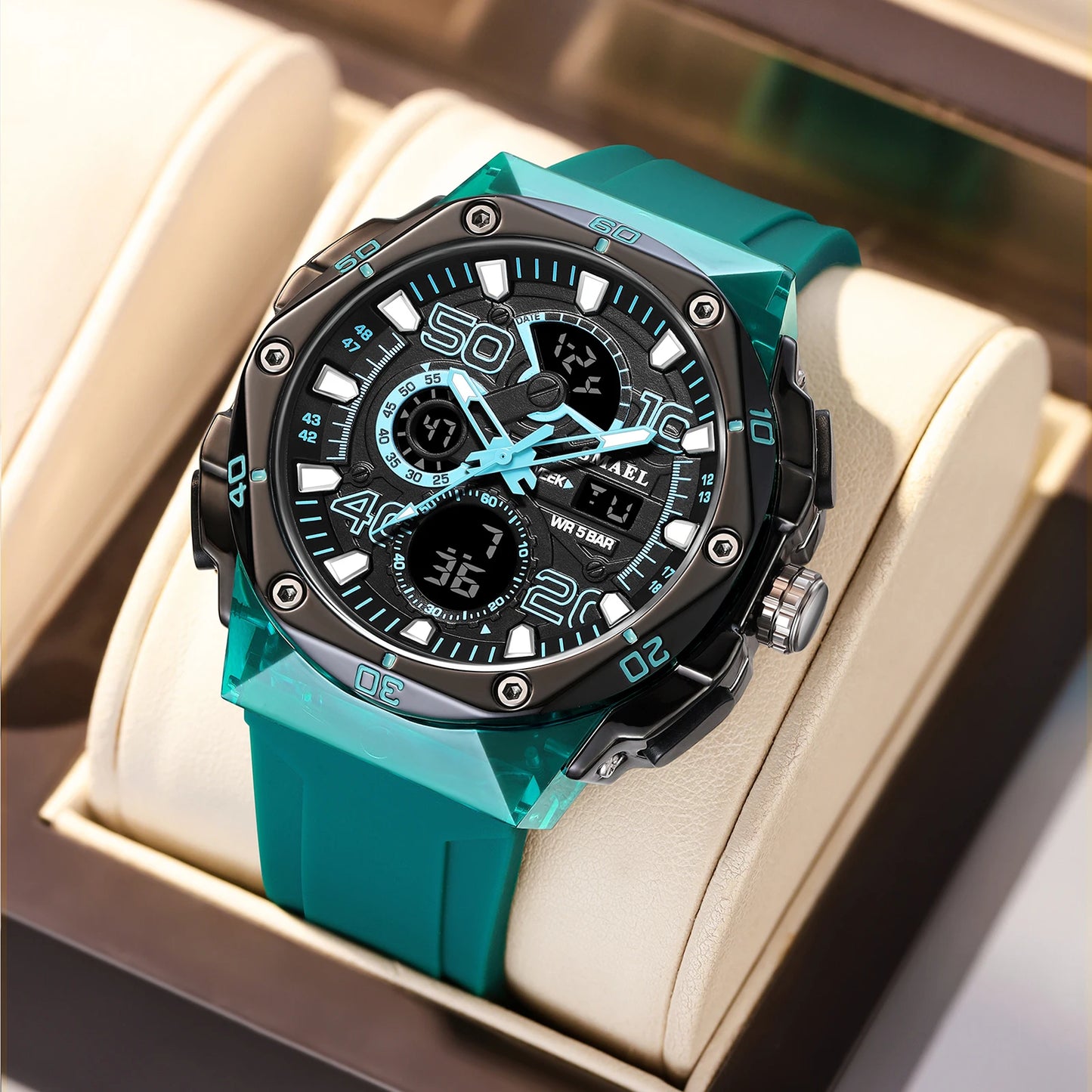 SMAEL Brand 8113 Waterproof Dropshipping Watch Alarm Clock night light Young Fashion business Quartz Sport Wristwatches