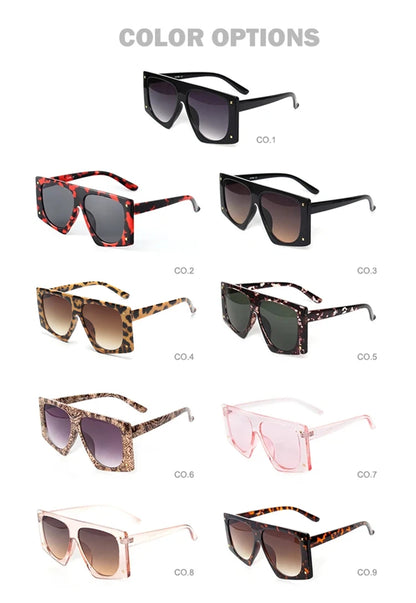 Kenbo Fashion Leopard Sunglasses Punk Designer Luxury Man/Women Sun Glasses Irregular Oversized Classic Vintage UV400 Eyewear