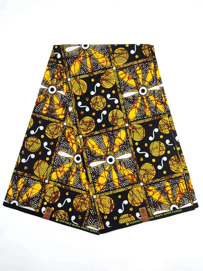 Ankara Fabric African Real Wax Print Fabric 100% Cotton High Quality 6 Yards African Fabric for Party Dress Nigeria