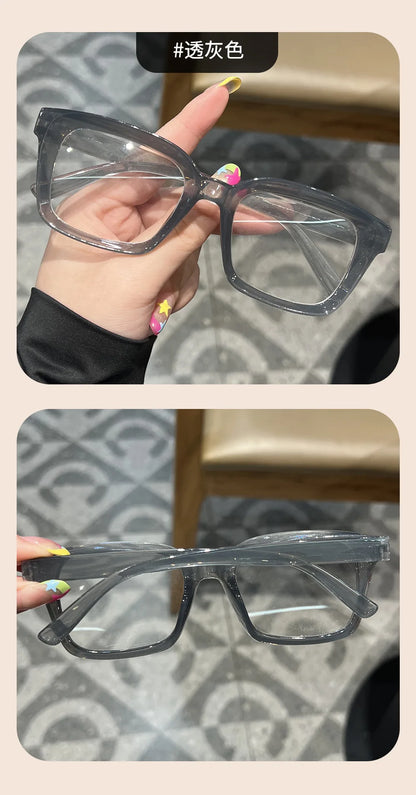 Transparent square Computer Glasses Frame Women Men Anti Blue Light Black Eyewear Blocking Glasses Optical Spectacle Eyeglass