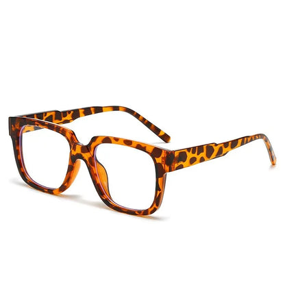 New Simple Spectacles Frame Men Women Ultralight Square Frame Anti Blue Light Transparent Lens Optical Eyeglasses