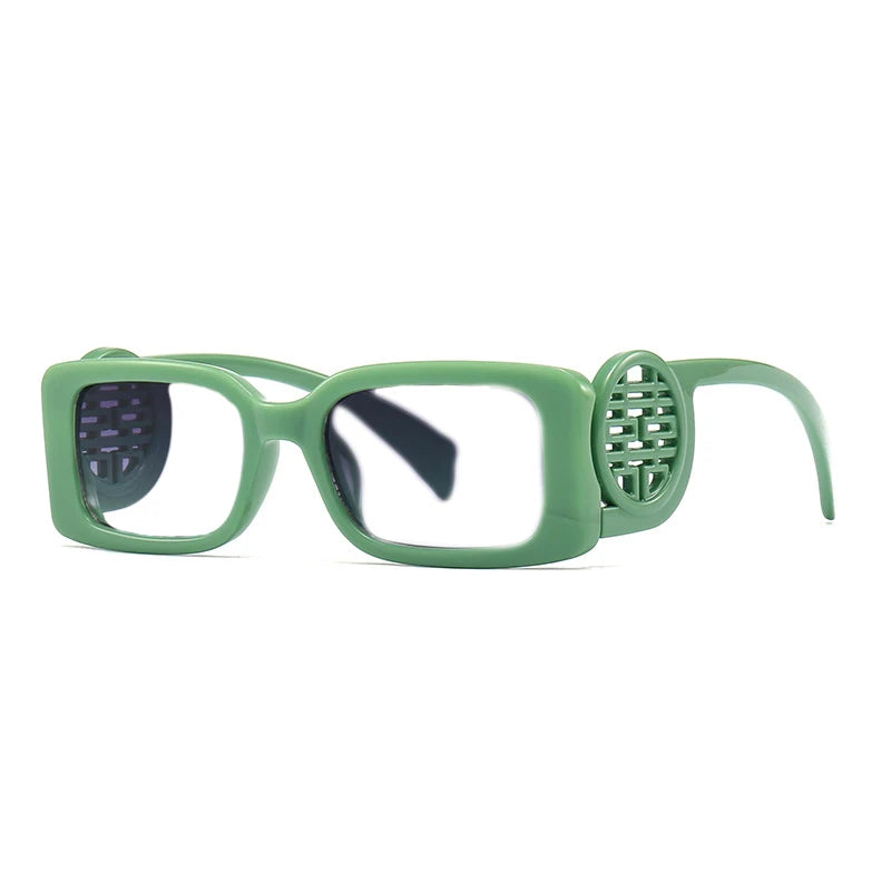 R56489 New Chinese Style Women's Reading Glasses+100+200+300 Personalized Leg Box Presbyopia Glasses Prescription Glasses