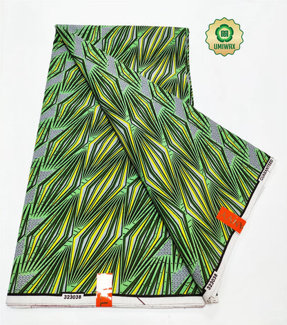 2025 Newest Ankara Real Wax Fabric Guaranteed Veritable African Wax Print Pagne Fabric 100% Cotton 6 Yards Ghana Style Dresses