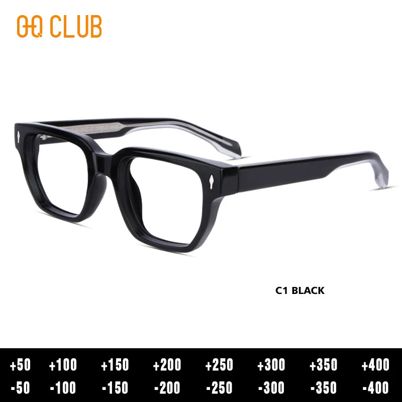O-Q CLUB Glasses Myopia Eyeglasses Photochromic Glasses Man Prescription Blue Light Lenses to Read Women Lens Reading Glass Men