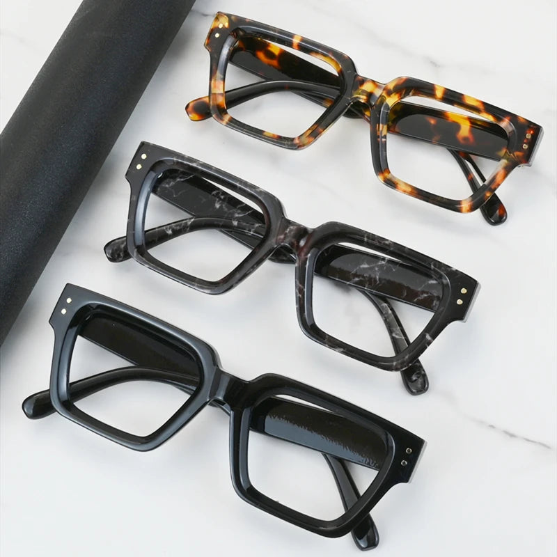New Transparent Computer Glasses Frame Women Men Anti Blue Light Square Eyewear Blocking Glasses Optical Spectacle Eyeglass ﻿