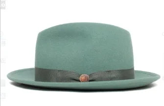 Fedora Men's Feather Wide-brimmed Hat Unisex Wool Felt Jazz Top Hat Autumn and Winter Ladies Hat Church Men's Hat Casual