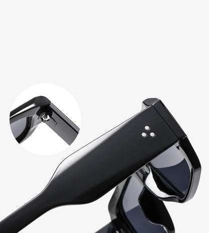 R57164 Men Fashion Rivet Optical Reading Glasses Women Trend Square Presbyopic Spectacles Dioptric +50 +100 +300