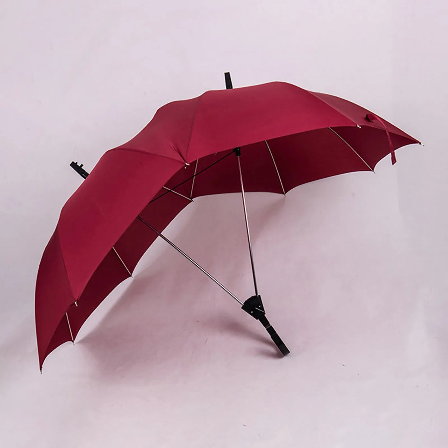 Convenient Umbrella Manual Closing Double Umbrella Large Area Coverage Sun Protection Couple Umbrella Rain-Roof