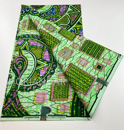 2026 Grand Super Original African Wax Fabric High Quality Nigerian Print Ankara Fabric For Sewing 6 Yard Women Dress 100% Cotton