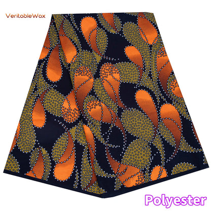African Ankara Wax Fabric Patchwork Retro Style Double Prints Warp DIY Cloth Sewing Materials Africa Loincloth Polyester Tissu