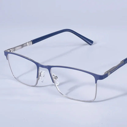 Double Color Oversize Frame Reading Glasses For Men And Women Anti blue Light High Quality Square Presbyopia Glasses+175