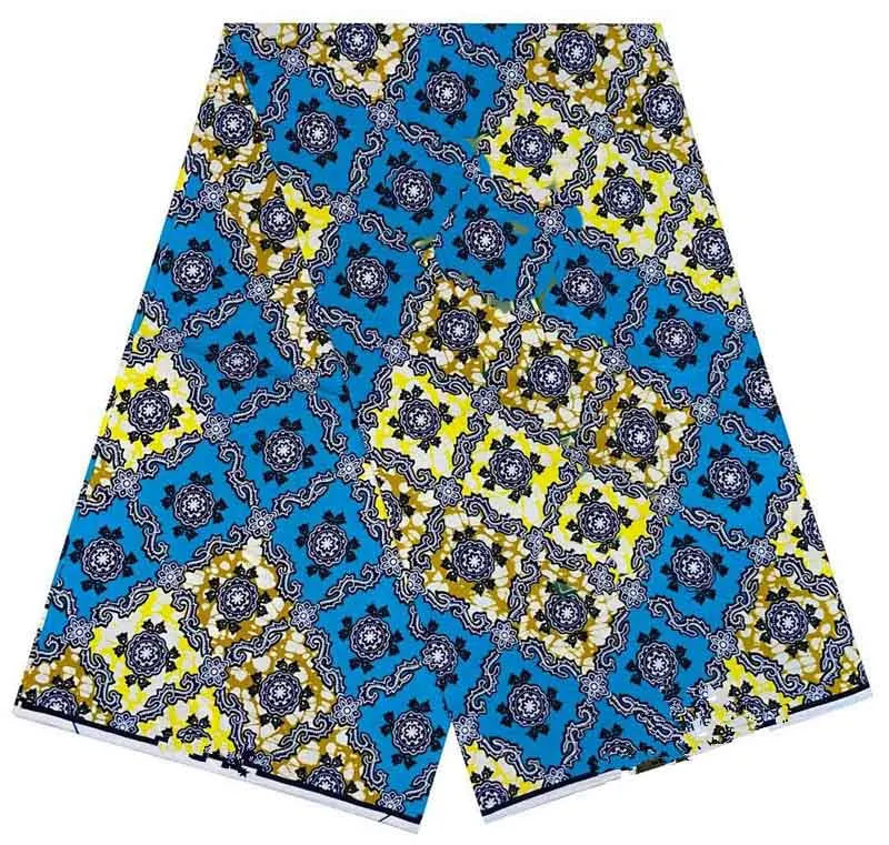 Ankara Wax Fabric 2024 High Quality African Wax Print Fabric 100% Cotton African Guaranteed Veritable Real Wax For Dresses