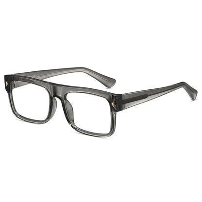 Fashion Men Prescription Myopia Glasses Luxury Brand Black Square Blue Light Blocking Eyewear Male Glasses For Vision 0 To -6.0