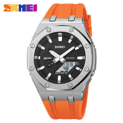 SKMEI 2243 Waterproof Night Glow Electronic Watch  Student Electronic Watch Multi functional Sports  Men's Watch