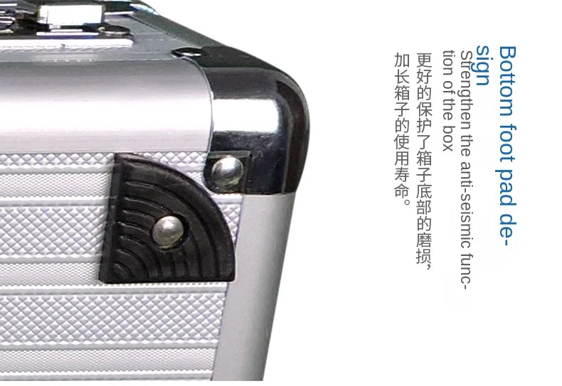 Aluminum alloy Combination lock Portable case Document storage box Data sorting Portable  safe box  mini money safe