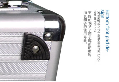 Aluminum alloy Combination lock Portable case Document storage box Data sorting Portable  safe box  mini money safe