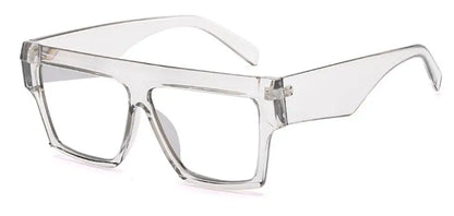 Square Reading Glasses Women Men Luxury Brand Magnifying Oversized Eyeglasses +1.5 +3 +6 Fashion Retro Blue Light Glasses