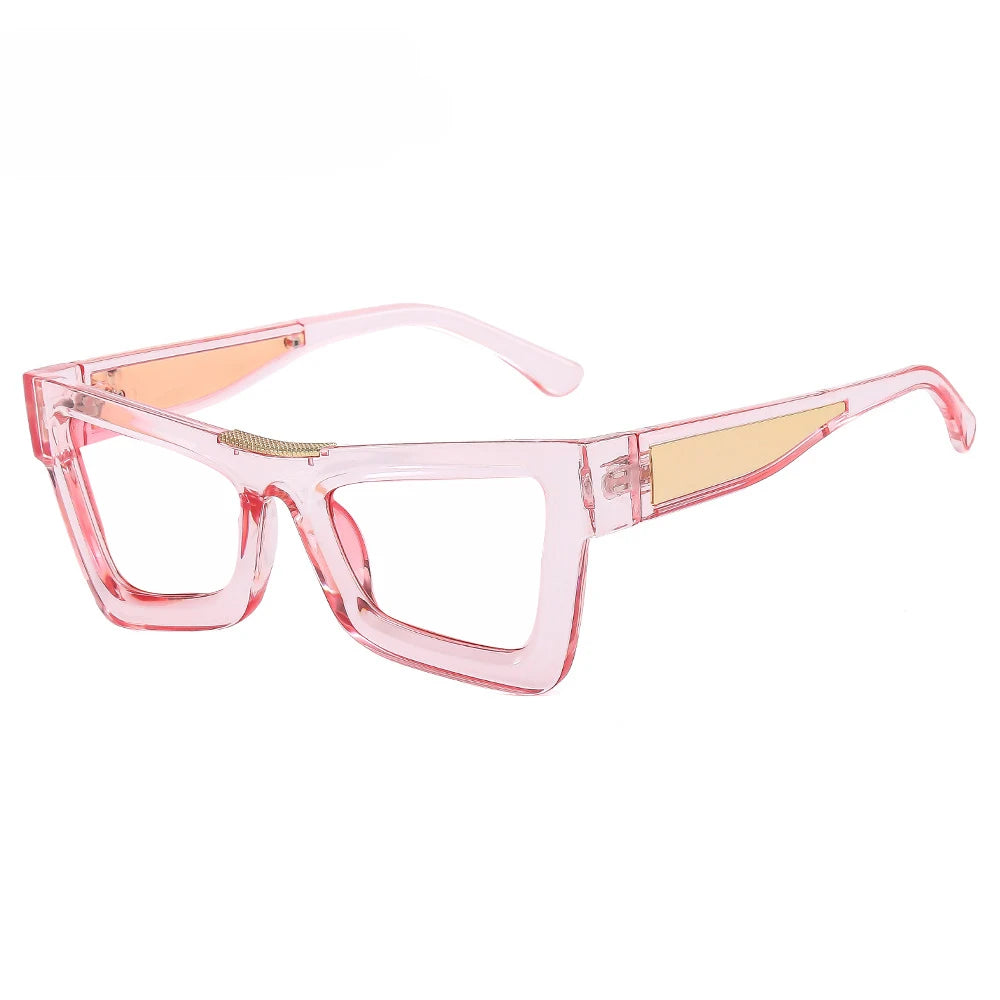 Fashion Personality Colorful Cat Eye Reading Glasses Women Men Luxury Big Frame Anti Blue Light Glasses Presbyopia Eyeglasses