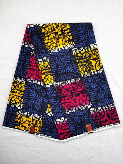 Ankara Fabric African Real Wax Print Fabric 100% Cotton High Quality 6 Yards African Fabric for Party Dress Nigeria