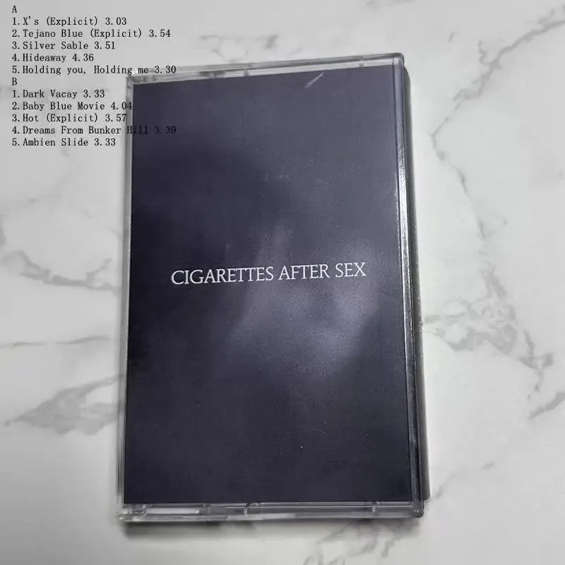 Cigarettes After Sex Music Magnetic Tape Greatest Hits Album Cassette Cosplay Walkman Car Recorder Soundtracks Box Party Music
