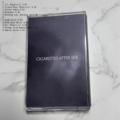 Cigarettes After Sex Music Magnetic Tape Greatest Hits Album Cassette Cosplay Walkman Car Recorder Soundtracks Box Party Music