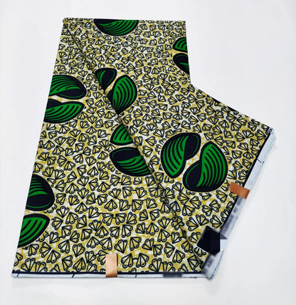 2025 Newest Ankara Real Wax Fabric Guaranteed Veritable African Wax Print Pagne Fabric 100% Cotton 6 Yards Ghana Style Dresses