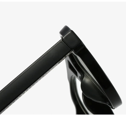 Unisex Retro Glasses Frame Large Eyeglasses Anti Blue Light Square Opical Glasses Aviation Suitable Decoration Eyewear