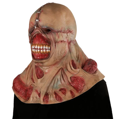 Halloween Zombie Cosplay Mask, Scary Tyrant, Horror Evil Mask, Nemesis Costume Props, Movie Resident