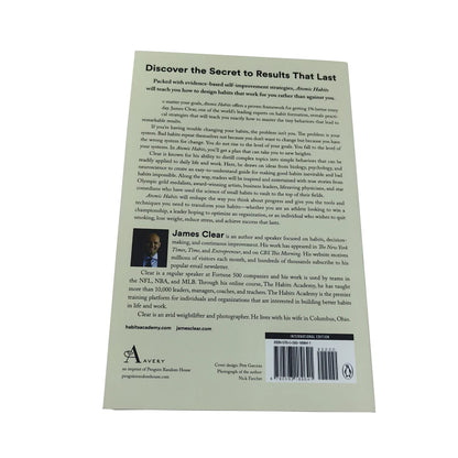 Atomic Habits,An Easy & Proven Way to Build Good Habits & Break Bad Ones,By James Clear,Self-management Self-improvement Books