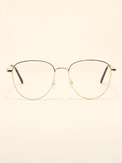 New metal flat fashion plain picture frame retro mirror unisex.