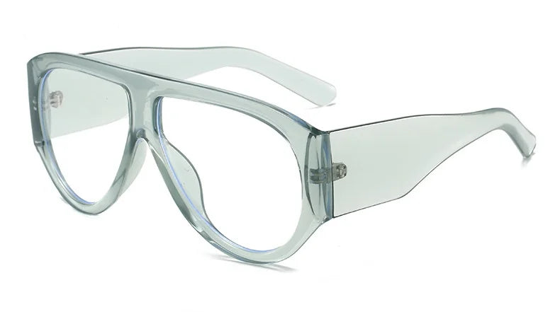 Big Frame Pilot Reading Glasses Frame Women Classic Oversized Prescription Eye Glasses Frame Brand Computer Eyeglasses Unisex