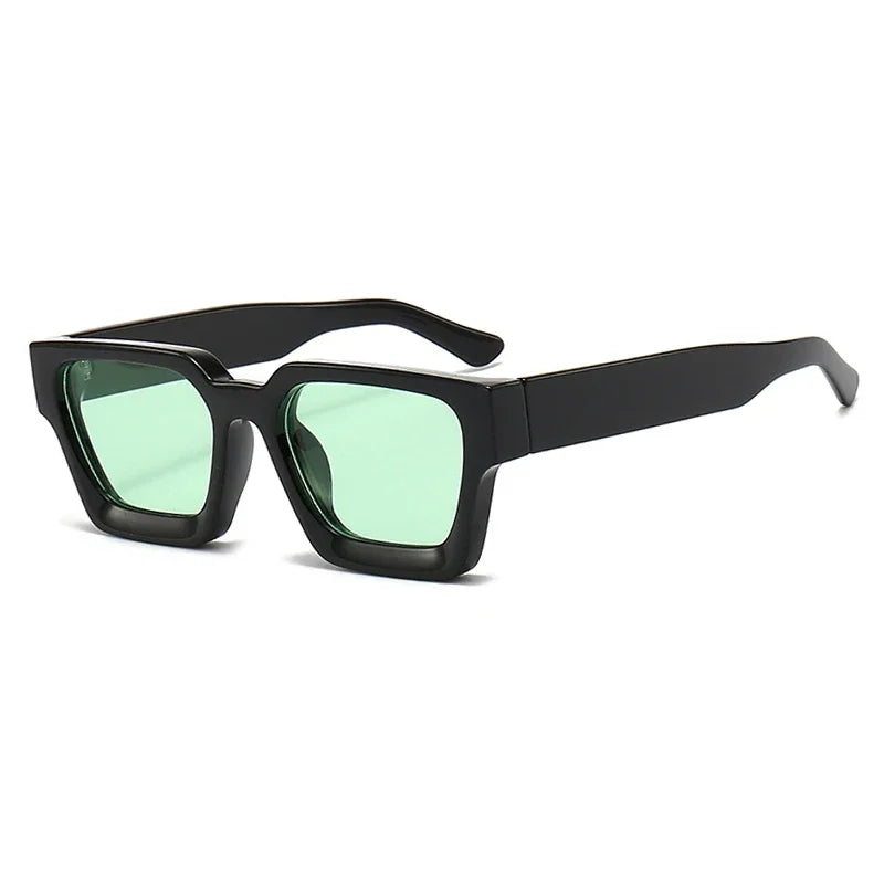 JNPCXI Fashion Square Women Luxury Sunglasses Retro Green Brand Designer Men Trending Sun Glasses Shades UV400