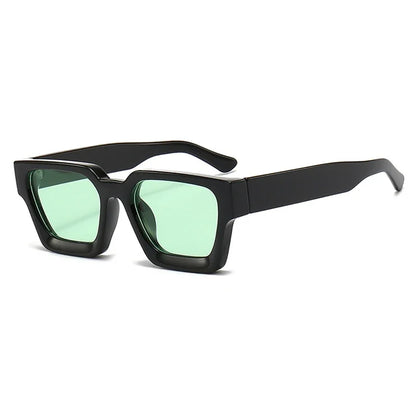 JNPCXI Fashion Square Women Luxury Sunglasses Retro Green Brand Designer Men Trending Sun Glasses Shades UV400