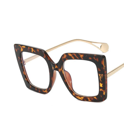 Vintage Transparent Square Glasses Frame Women Men Clear Glasses Optical Eyeglasses Frame Lens Spectacle Frame Unisex Anti Blue