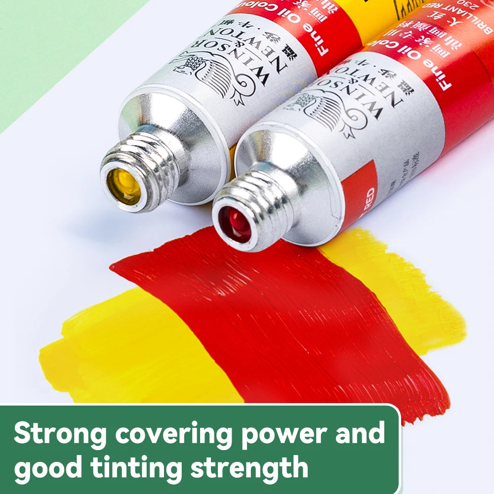 Winsor & Newton 12/18/24 Colors Oil Paints Set Professional Color Oil Paints 12ml Tube Graffiti Painting Pigments Art Supplies
