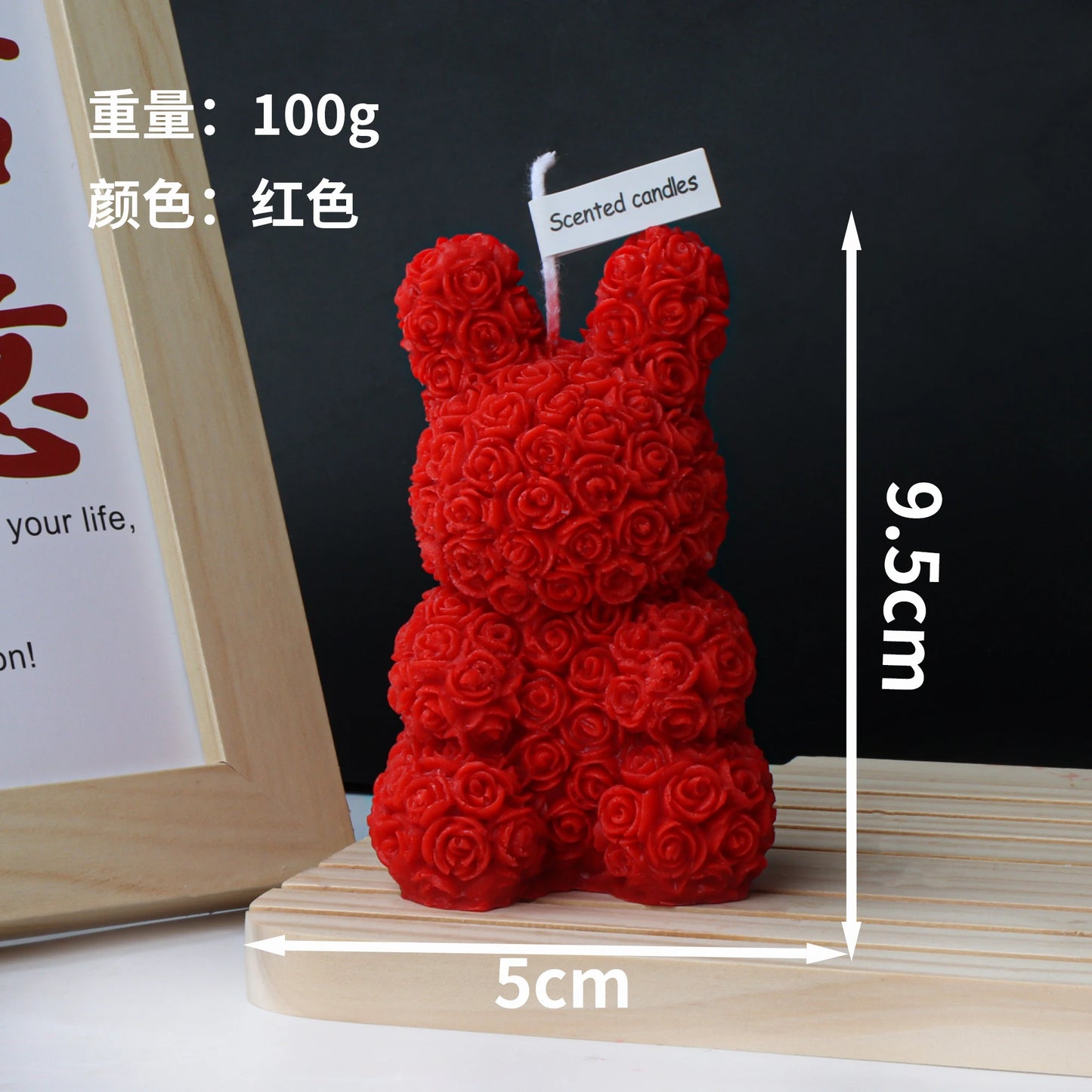 3D Cute Bear Rabbit Scented Candle DIY Dream Unicorn Candle Decoration Handmade Gifts Home Decoration Candle Gifts Wedding Decor