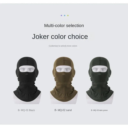 Cycling Balaclava Breathable Sport Full Face Mask Ski Windproof Headgear Outdoor Bicycle Motorcycle Soft Bike Quick-Dry Hood Cap