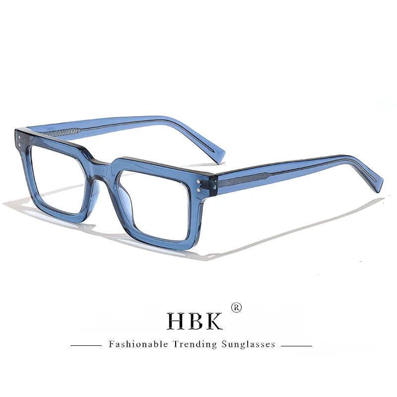 HBK Fashion Glasses Frames for Men TR90 Square Anti Blue Light Women's Daily Simple Business Glasses Optical Eyeglasses Frame
