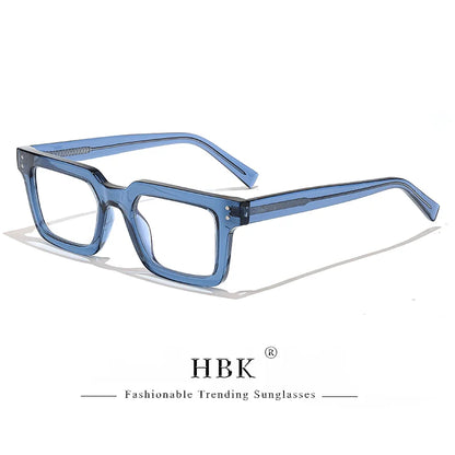 HBK Fashion Glasses Frames for Men TR90 Square Anti Blue Light Women's Daily Simple Business Glasses Optical Eyeglasses Frame