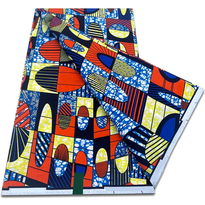African Real Wax Prints Fabric Ankara Wax 100% Cotton Fabric Guaranteed Veritable Original Sewing Material