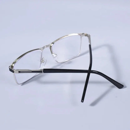 Double Color Oversize Frame Reading Glasses For Men And Women Anti blue Light High Quality Square Presbyopia Glasses+175