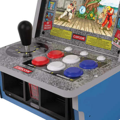 Evercade Alpha Street Fighter Bartop Arcade Pre Assembled Unit with Competition Grade Arcade Controls 8 High Resolution IPS