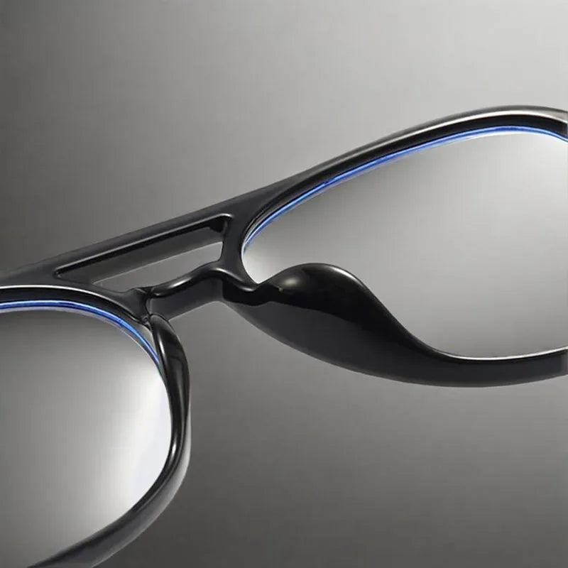 Vintage Double Beam Reading Glasses Unisex Hyperopia Presbyopia Diopters Glasses Frame Anti Blue Light Spectacles 0 +100 ~+400