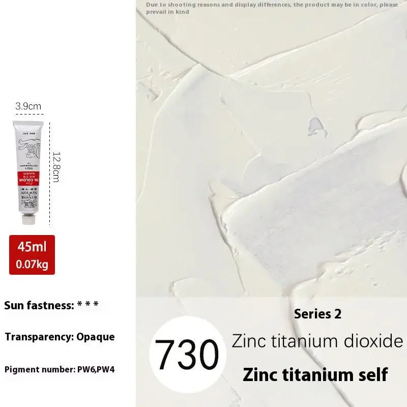Winsor & Newton 45ML Oil Paint,Colorful Professionals Artist Drawing Tools for Canvas Wood,Crafts,Paper Art Stationery Supplies