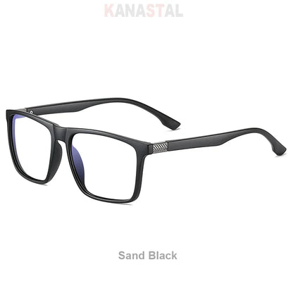 Men's Optical CR39 Lenses Myopia Presbyopic Eyewear Women Blue Light Blocking Prescription Reading Glasses TR90 Eyeglasses Frame