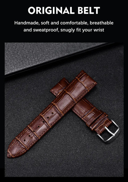 LIGE 2024 Top Luxury Brand Men Genuine Leather Sports Watches Men's Army Military Watch Male Date Quartz Clock Relogio Masculino