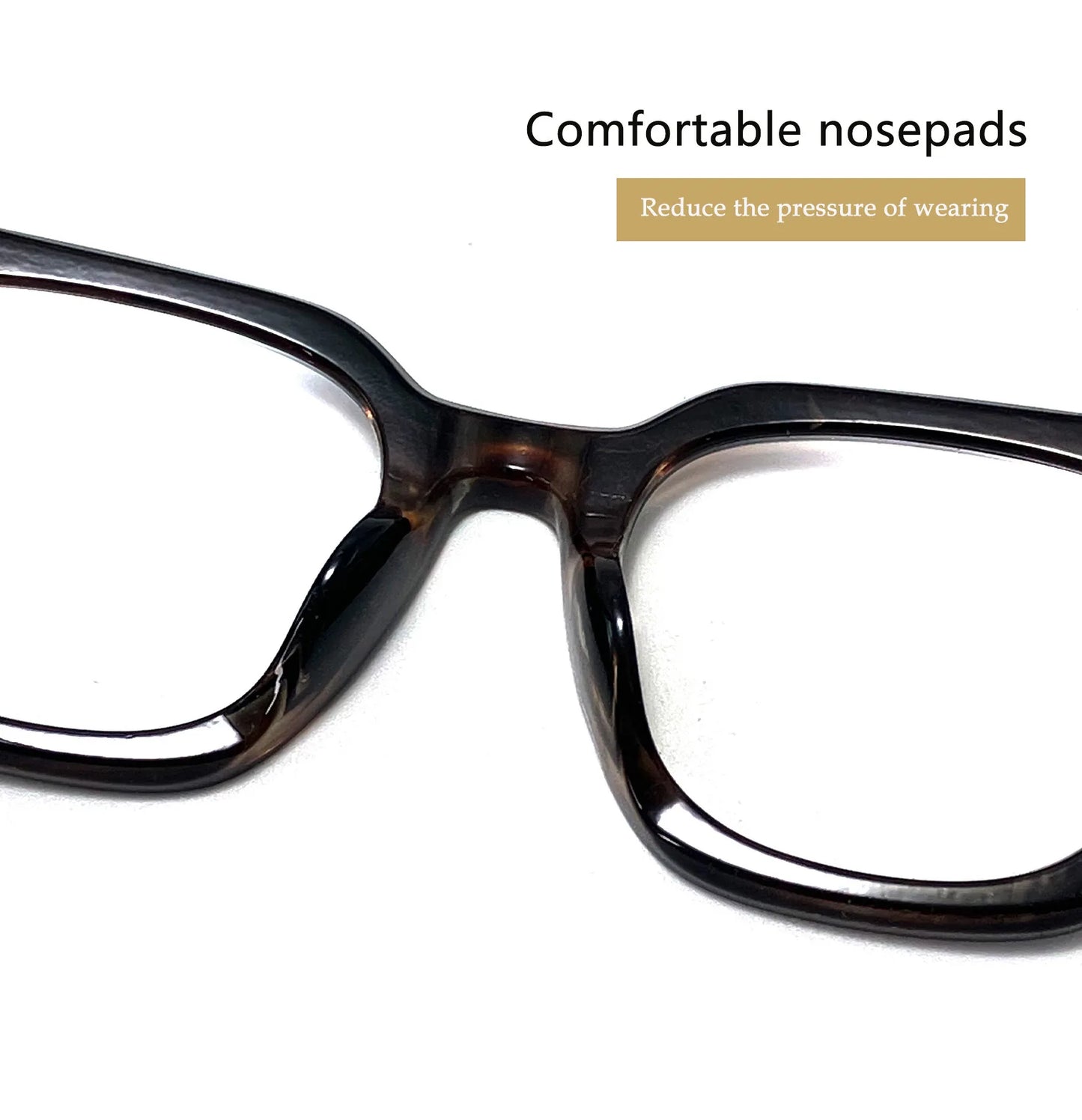 Men Vintage Square Reading Glasses Trendy Casual Ultra-light Presbyopia Eyeglasses Women Fashion Elegant High-definition Eyewear