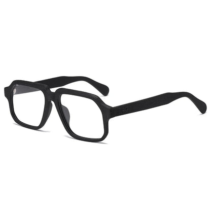 TAG Hezekiah Natural Wood Glasses Frame Men Oversized Wooden Myopia Prescription Optical Glasses Spectacle with Clear Lens 8188