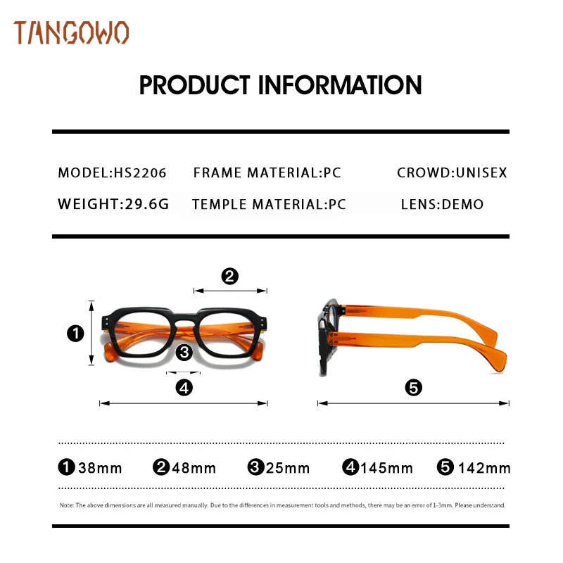 TANGOWO Blue Light Blocking Glasses for Men Lunette De Lecture Femme Reading Glass Man Eyeglass Frames Women Myopia Lenses Woman